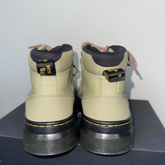 Dr. Martens Buwick Womens Size 8L Utility Boots Extra Tough Lace Up Pale Olive - Picture 7 of 15